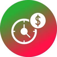 Time Is Money Creative Icon Design vector