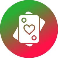 Playing Cards Creative Icon Design vector