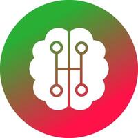 Humanoid Robot Creative Icon Design vector