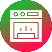 Stove Creative Icon Design vector