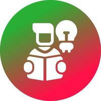 Self Learning Creative Icon Design vector