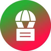 Parachute Creative Icon Design vector