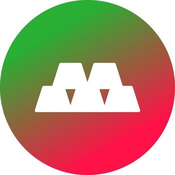 oro apilar creativo icono diseño vector