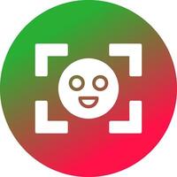 Face Detection Creative Icon Design vector