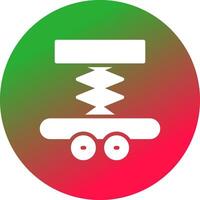 diseño de icono creativo de elevador de coche vector