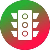 Traffic Light Creative Icon Design vector