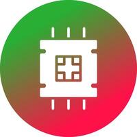 Processor Creative Icon Design vector