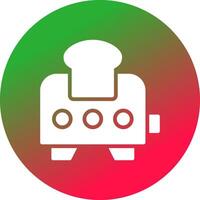 Toaster Creative Icon Design vector