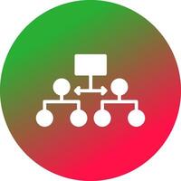 Labeled Hierarchy Creative Icon Design vector