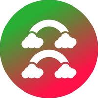Rainbow Creative Icon Design vector