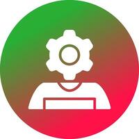 Technical Support Creative Icon Design vector