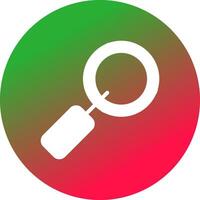 Magnifying Glass Creative Icon Design vector