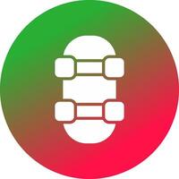 Skateboard Creative Icon Design vector