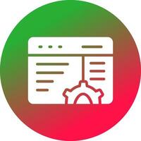 Browser Creative Icon Design vector