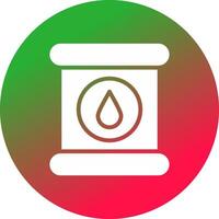 Waste Oil Creative Icon Design vector