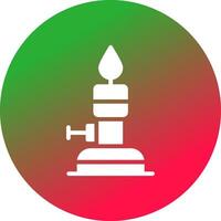 Bunsen Burner Creative Icon Design vector