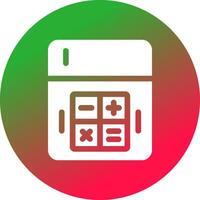 Calculator Creative Icon Design vector