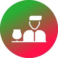 Bartender Creative Icon Design vector