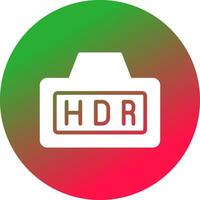 Hdr Creative Icon Design vector