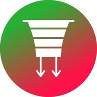 Funnel Creative Icon Design vector