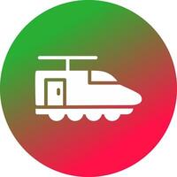 Electric Train Creative Icon Design vector