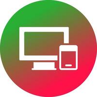 Responsive Web Design Creative Icon Design vector