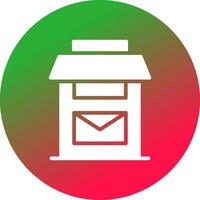 Postbox Creative Icon Design vector