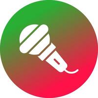 Microphone Creative Icon Design vector