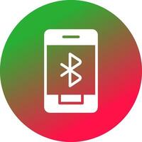 Bluetooth Creative Icon Design vector