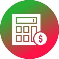 Accountant Creative Icon Design vector