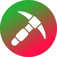 Pickaxe Creative Icon Design vector