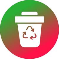 Garbage Creative Icon Design vector