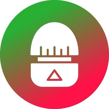 Kitchen Timer Creative Icon Design vector