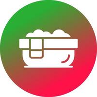 Bathtub Creative Icon Design vector