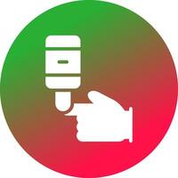 Blood Test Creative Icon Design vector