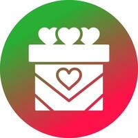 diseño de icono creativo de regalo de boda vector