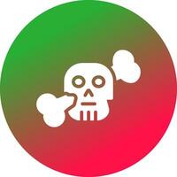 diseño de icono creativo muerto vector