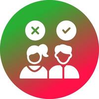 Candidate Creative Icon Design vector