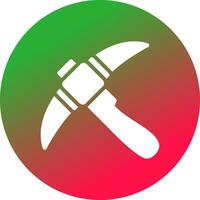 Pickaxe Creative Icon Design vector