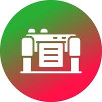 Plotter Creative Icon Design vector