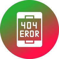 Error Creative Icon Design vector