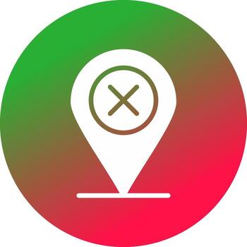 diseño de icono creativo incorrecto vector