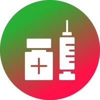 Vaccination Creative Icon Design vector