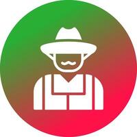 Farmer Creative Icon Design vector