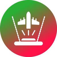 Ar Flight Training Creative Icon Design vector