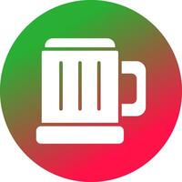 Pint Of Beer Creative Icon Design vector