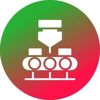 Conveyor Belt Creative Icon Design vector