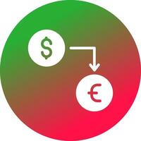 Currency Exchange Creative Icon Design vector