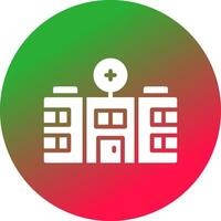 diseño de icono creativo de hospital vector