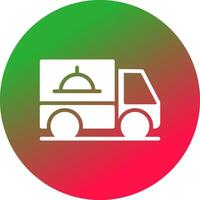 Delivery Van Creative Icon Design vector